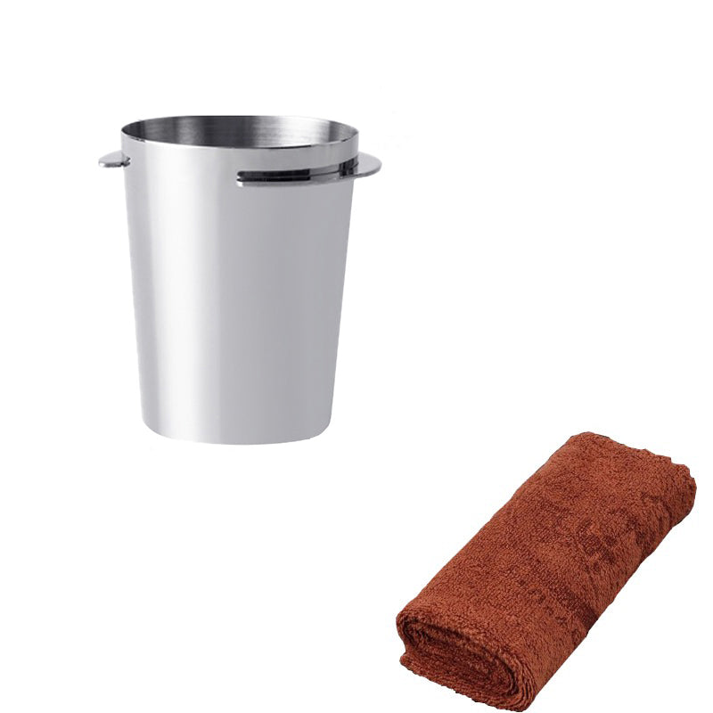 Kaffeemaßbecher Edelstahl Pulverteil passend für Espresso-Tamper | Brehn