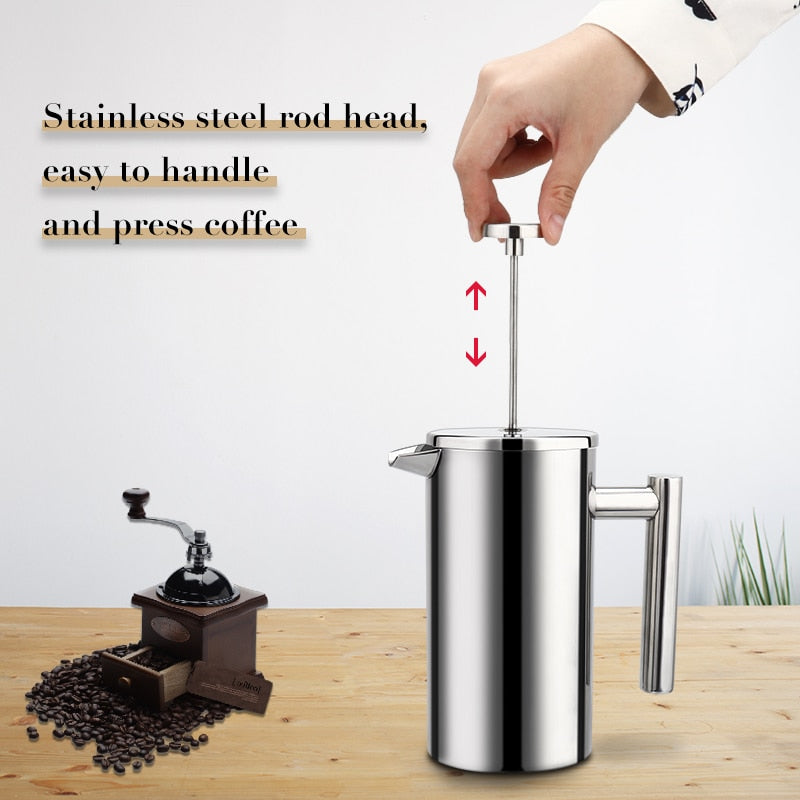 Kaffeemaschine French Press Edelstahl Espressokaffeemaschine | Brehn