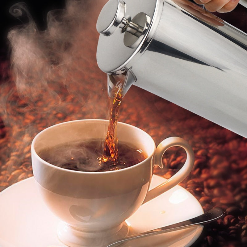 Kaffeemaschine French Press Edelstahl Espressokaffeemaschine | Brehn