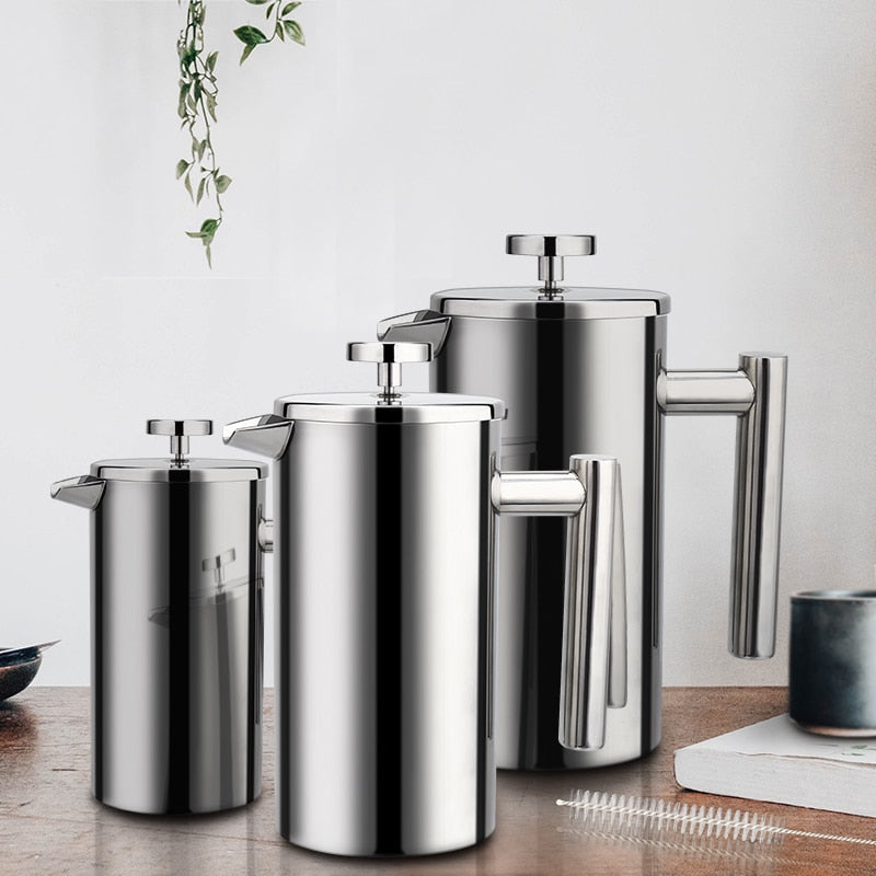 Kaffeemaschine French Press Edelstahl Espressokaffeemaschine | Brehn