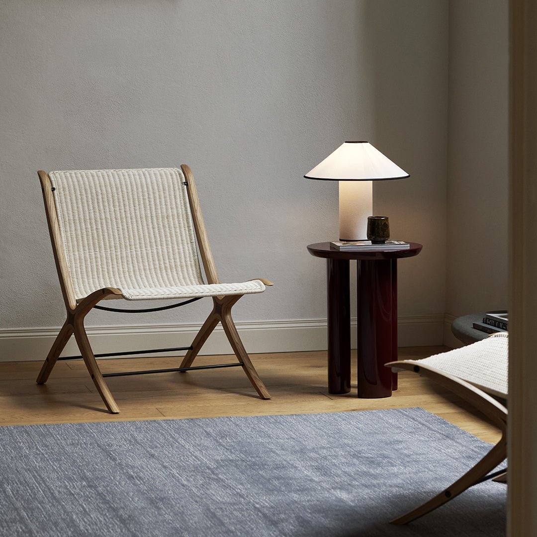 Tischlampe mit Stoffschirm – Lunara | Brehn