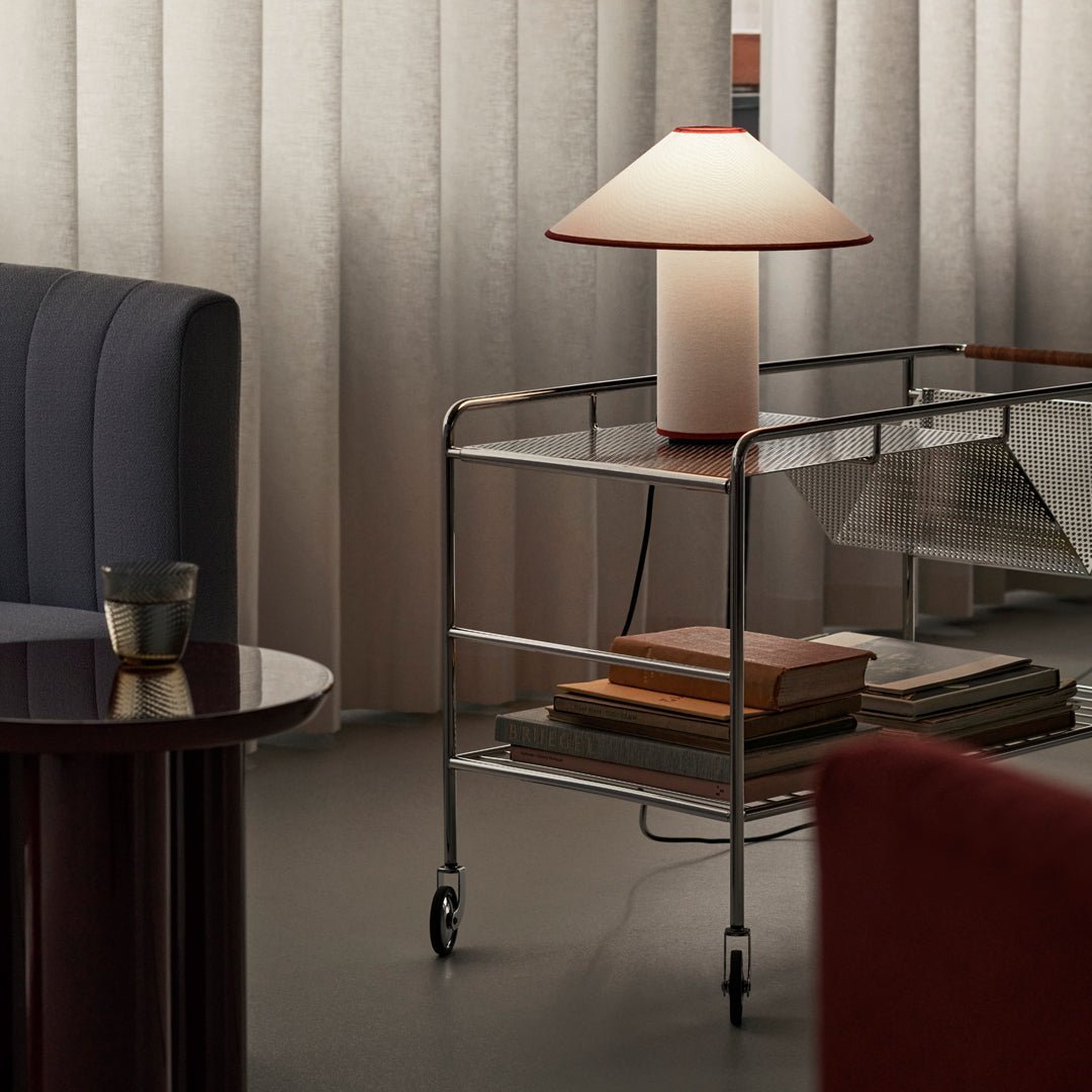 Tischlampe mit Stoffschirm – Lunara | Brehn