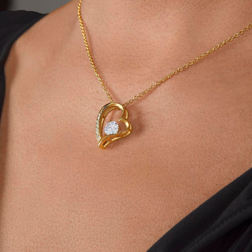 Brehn | Ewige Rosenbox "Für Meine Liebe" Mit Diamant-Herz-Halskette