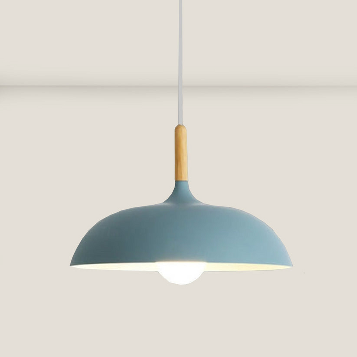 Eichenholz Deckenleuchte in Nordischem Design – LED Holz Plafondlampe | Brehn