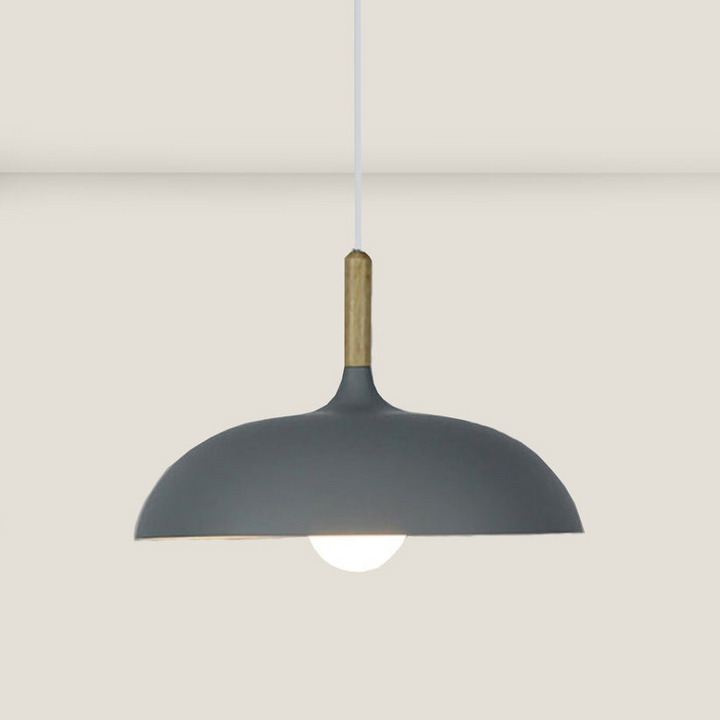 Eichenholz Deckenleuchte in Nordischem Design – LED Holz Plafondlampe | Brehn