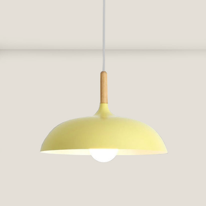 Eichenholz Deckenleuchte in Nordischem Design – LED Holz Plafondlampe | Brehn