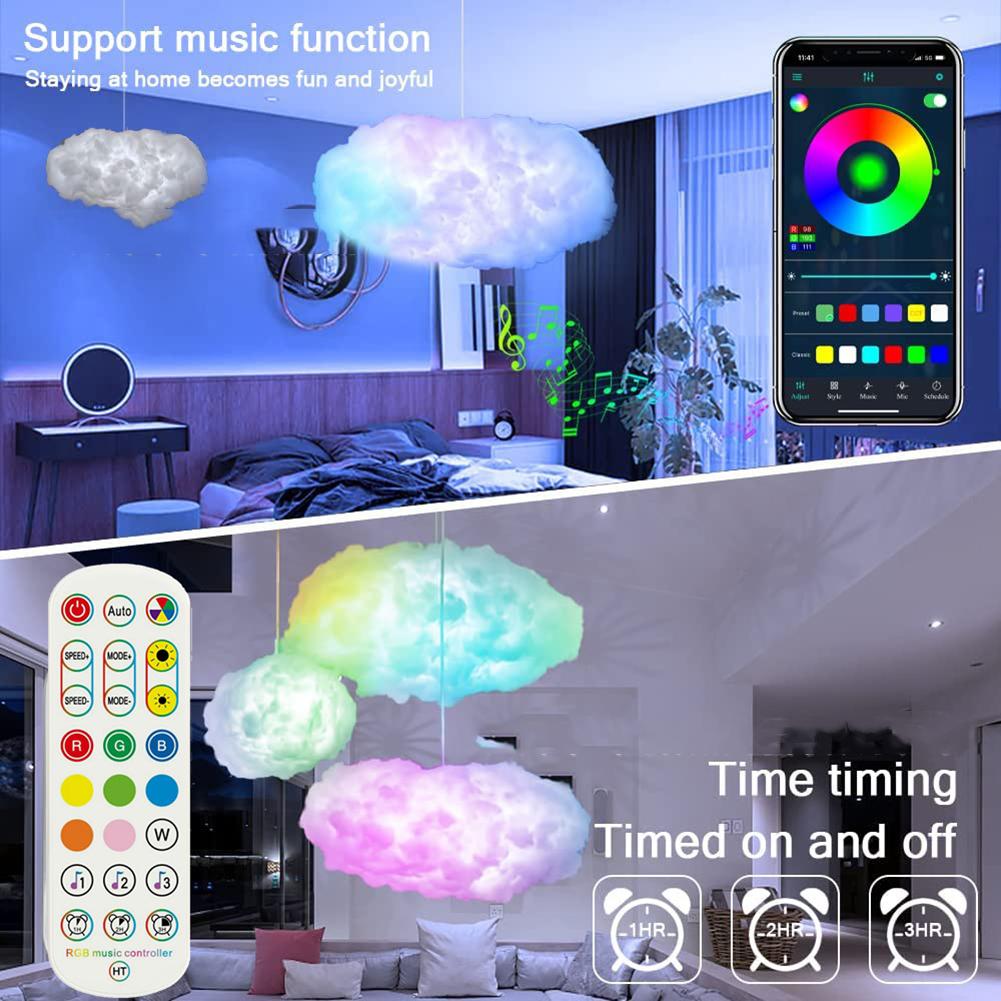 Brehn | Bunte LED Wolkenlampe