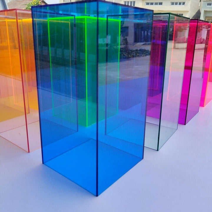 Bunte Acryl-Display-Aufbewahrungsbox