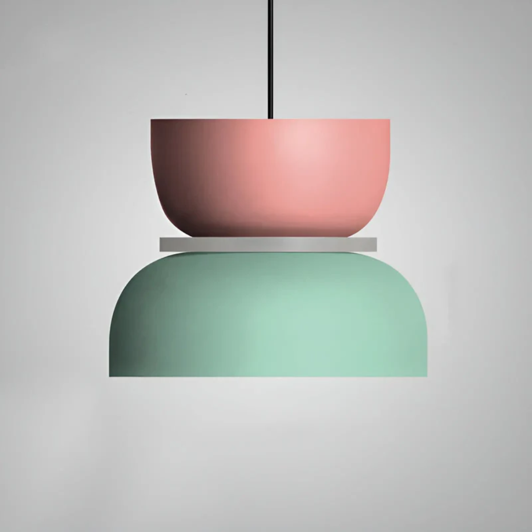 Brehn | Farbige und Trendige Macaron LED Pendelleuchte - VividGlow