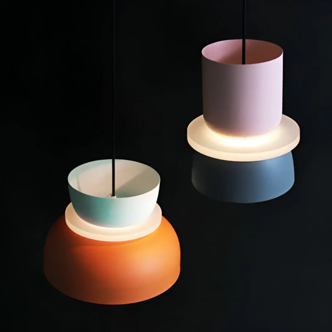 Brehn | Farbige und Trendige Macaron LED Pendelleuchte - VividGlow