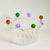 Bunte Kronenförmige Dessertschale - Umweltfreundliches Glasdesign | Brehn