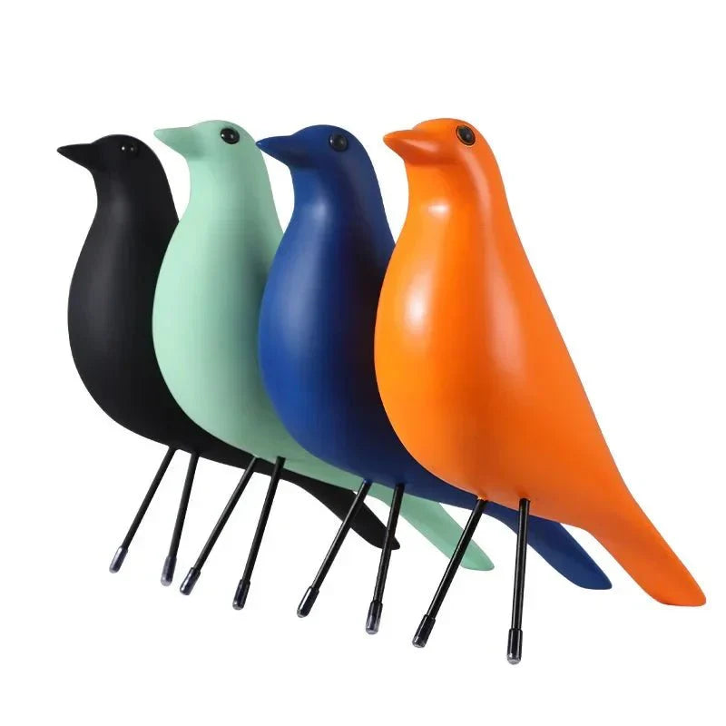 Buntes Neuheits-Bird House Ornament Harz Skulptur Dekor | Brehn