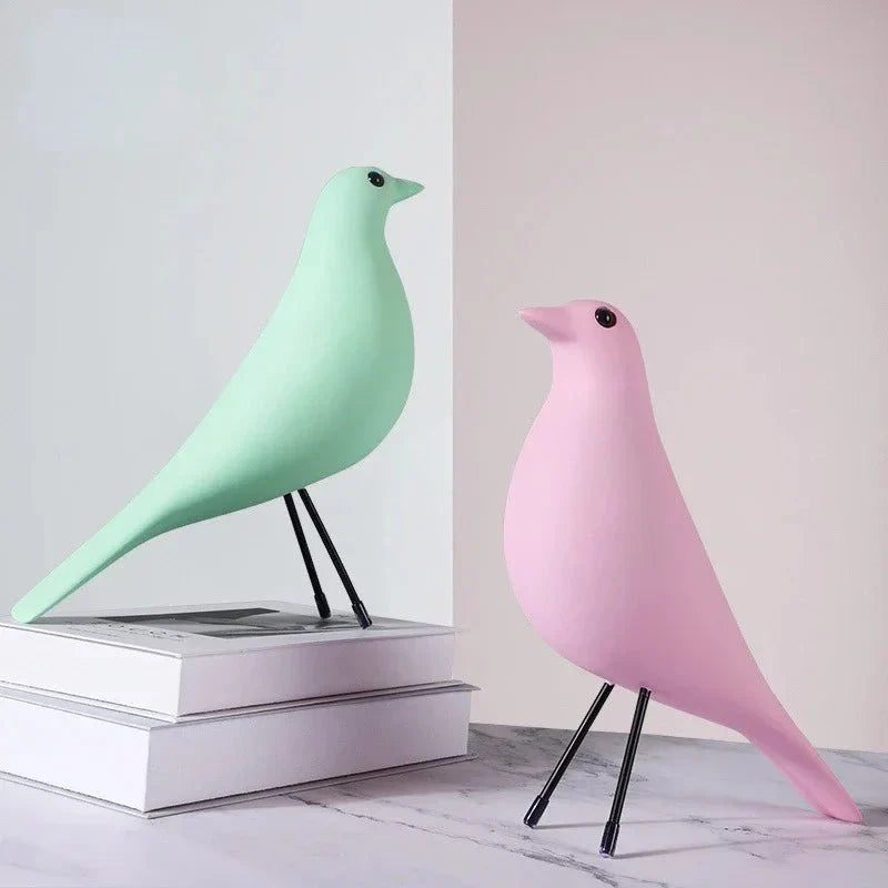 Buntes Neuheits-Bird House Ornament Harz Skulptur Dekor | Brehn