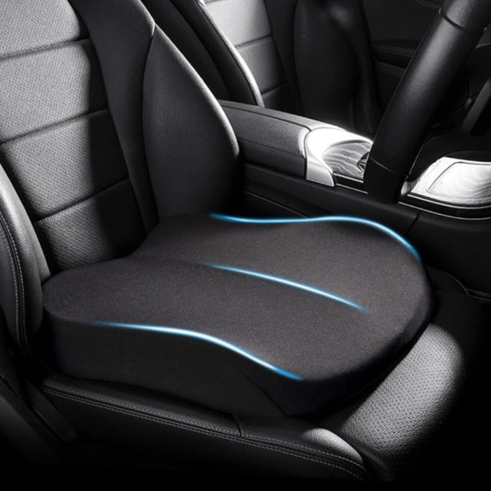 Brehn | Autositzkissen Memory Foam Unterstützung
