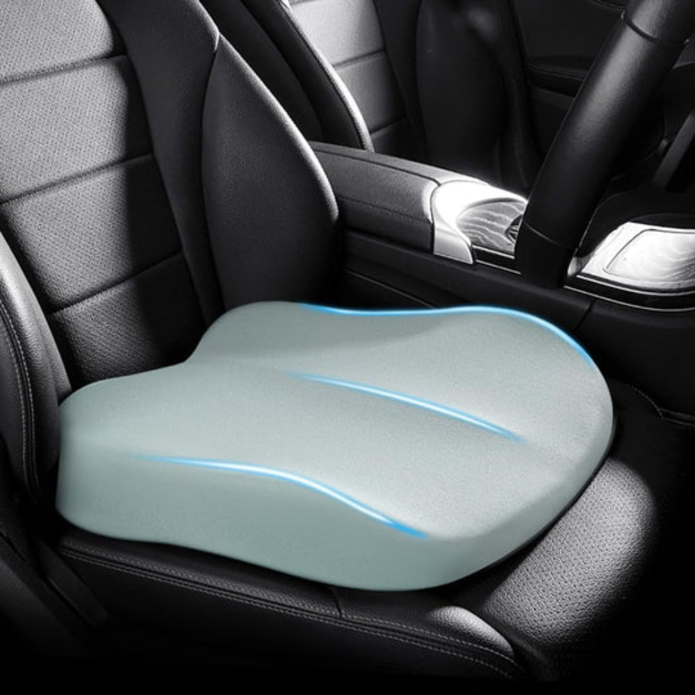 Brehn | Autositzkissen Memory Foam Unterstützung