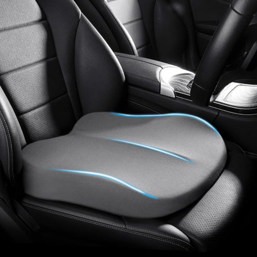 Brehn | Autositzkissen Memory Foam Unterstützung