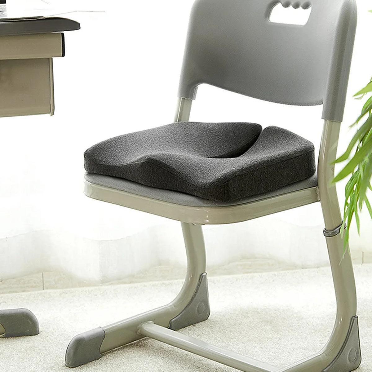 ErgoRelief Sitzkissen – Ergonomisches Memory-Schaum-Kissen für Rücken und Steißbein | Brehn