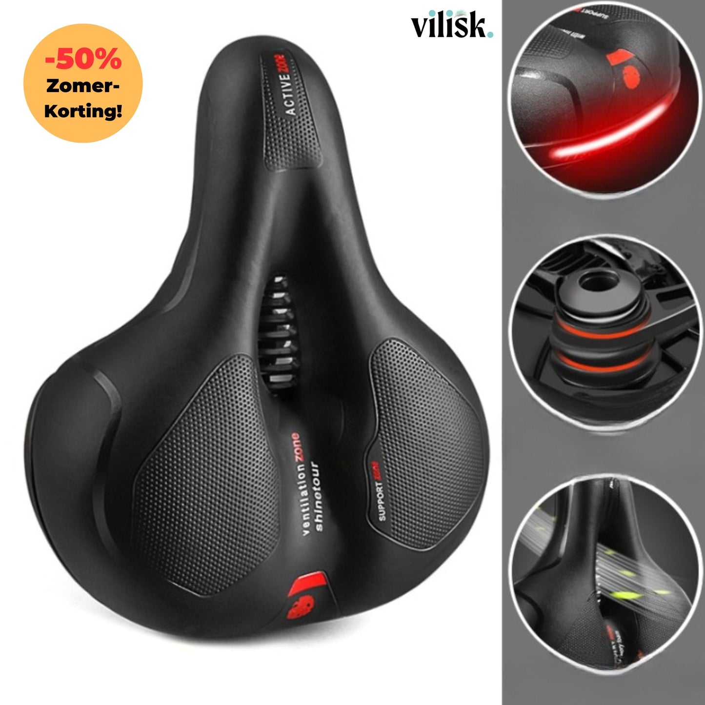 BowLift | Comfortable bike seat against back and coccyx pain