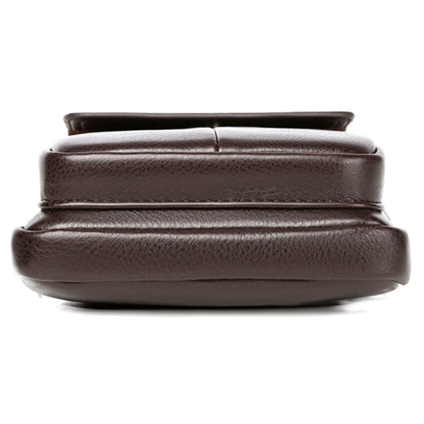 Kompakte PU-Leder-Crossbody-Tasche für Herren mit verstellbarem Tragegurt | Brehn