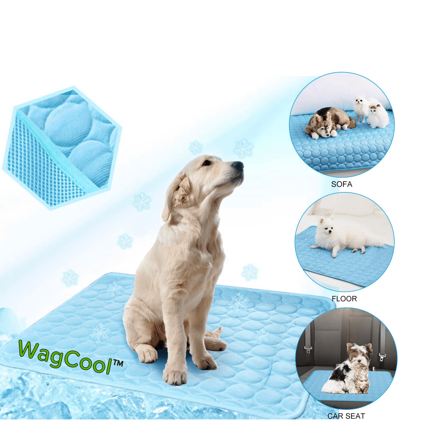 Cooling Dog Mat - CoolPet Mat Brehn