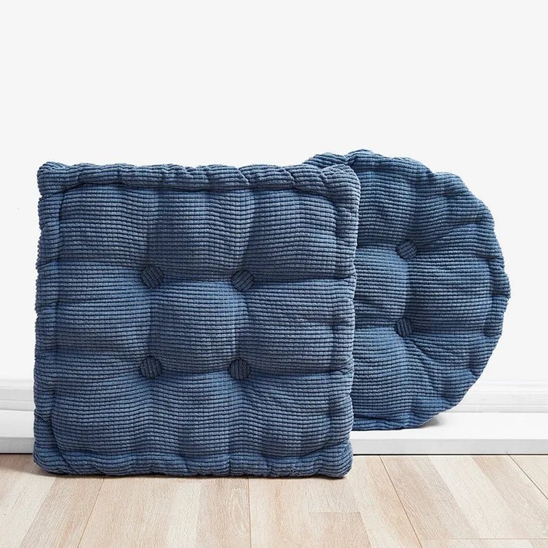Corduroy Meditationsboden Kissen - Modernes Baumwoll-Sitzkissen 40x40cm | Brehn
