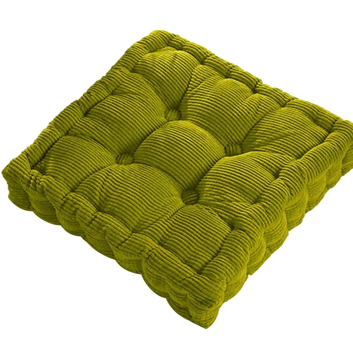Corduroy Meditationsboden Kissen - Modernes Baumwoll-Sitzkissen 40x40cm | Brehn