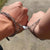 Brehn | Paar Magnetisches Herz Cuban & Paperclip Ketten Armband Set