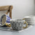 Keramiktasse mit geometrischem Design – Stilvoll und modern | Ideal für Kaffee oder Tee | Brehn
