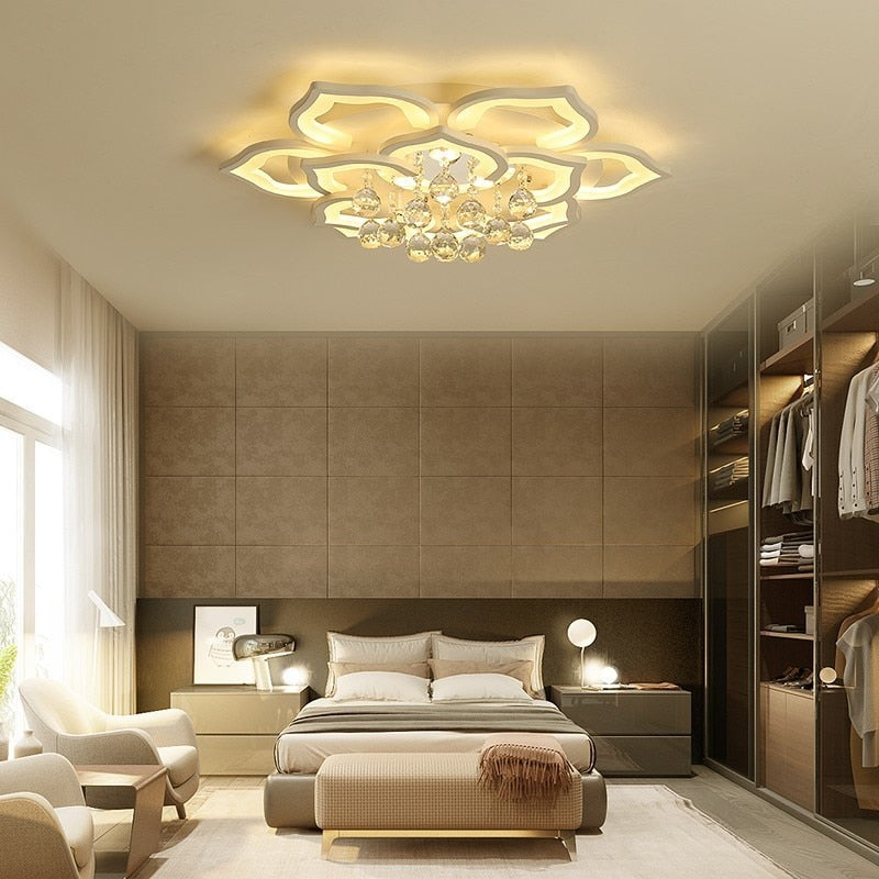 Brehn | Crystal Lotus Deckenlampe - LumiLotus