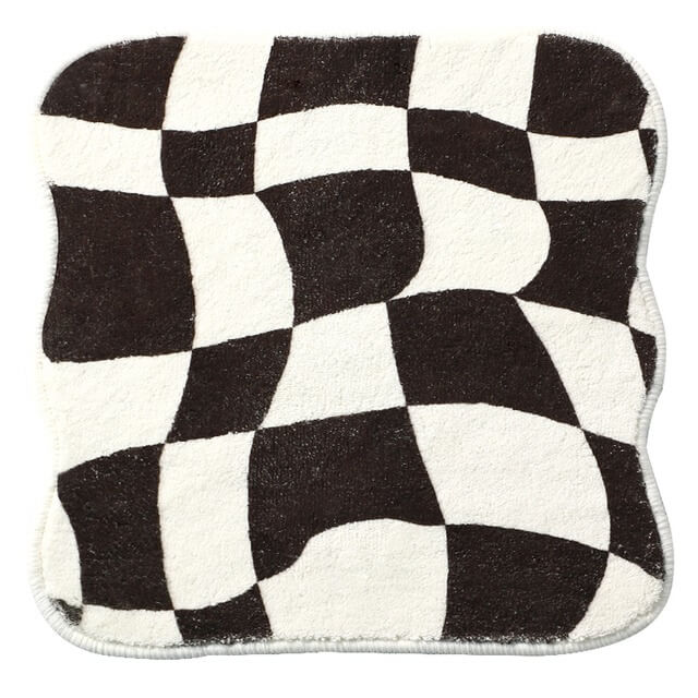 Brehn | Curvy Checker Mini Getufteter Teppich