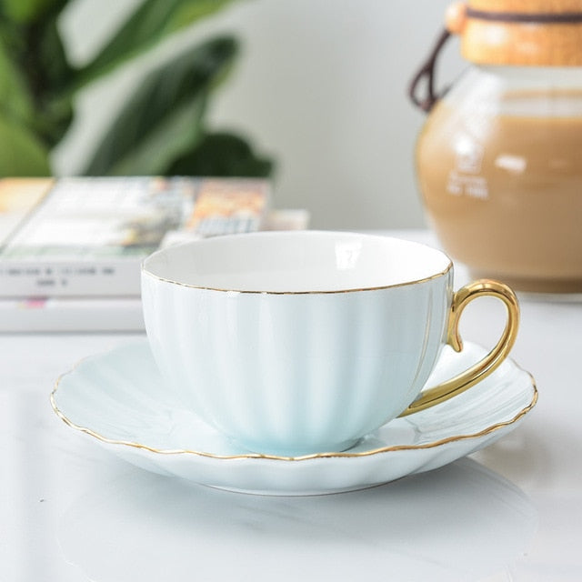 Niedliche kreative Porzellan Tasse und Untertasse Keramiken | Brehn