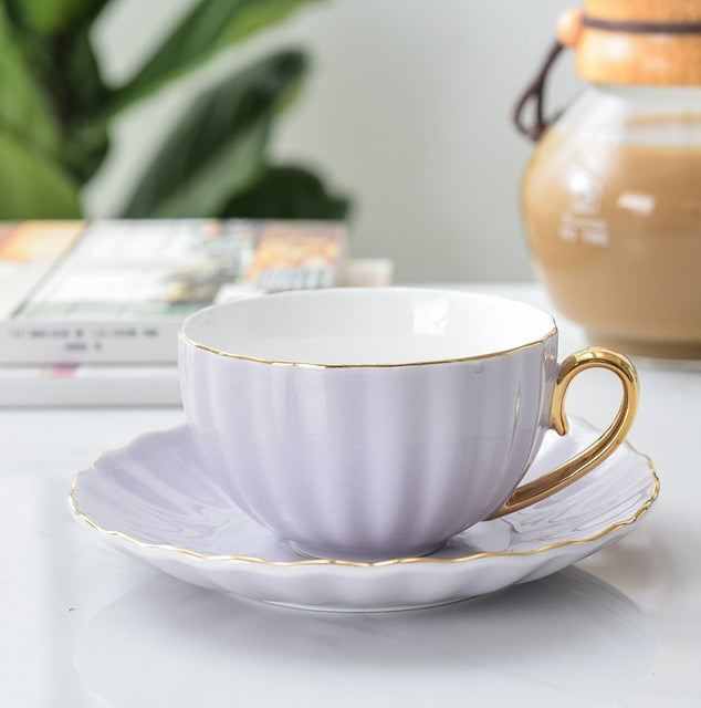 Niedliche kreative Porzellan Tasse und Untertasse Keramiken | Brehn