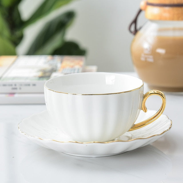 Niedliche kreative Porzellan Tasse und Untertasse Keramiken | Brehn
