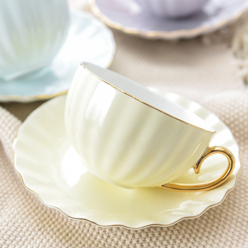 Niedliche kreative Porzellan Tasse und Untertasse Keramiken | Brehn