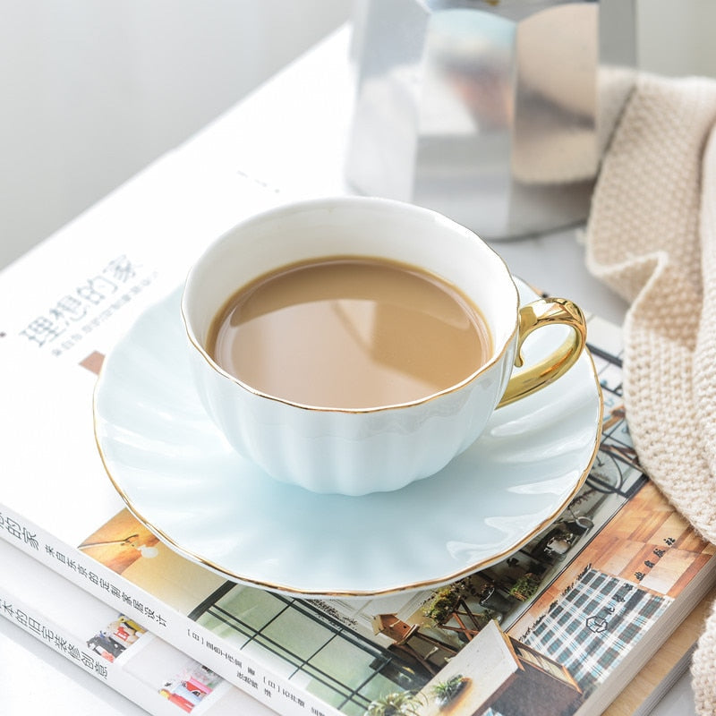 Niedliche kreative Porzellan Tasse und Untertasse Keramiken | Brehn