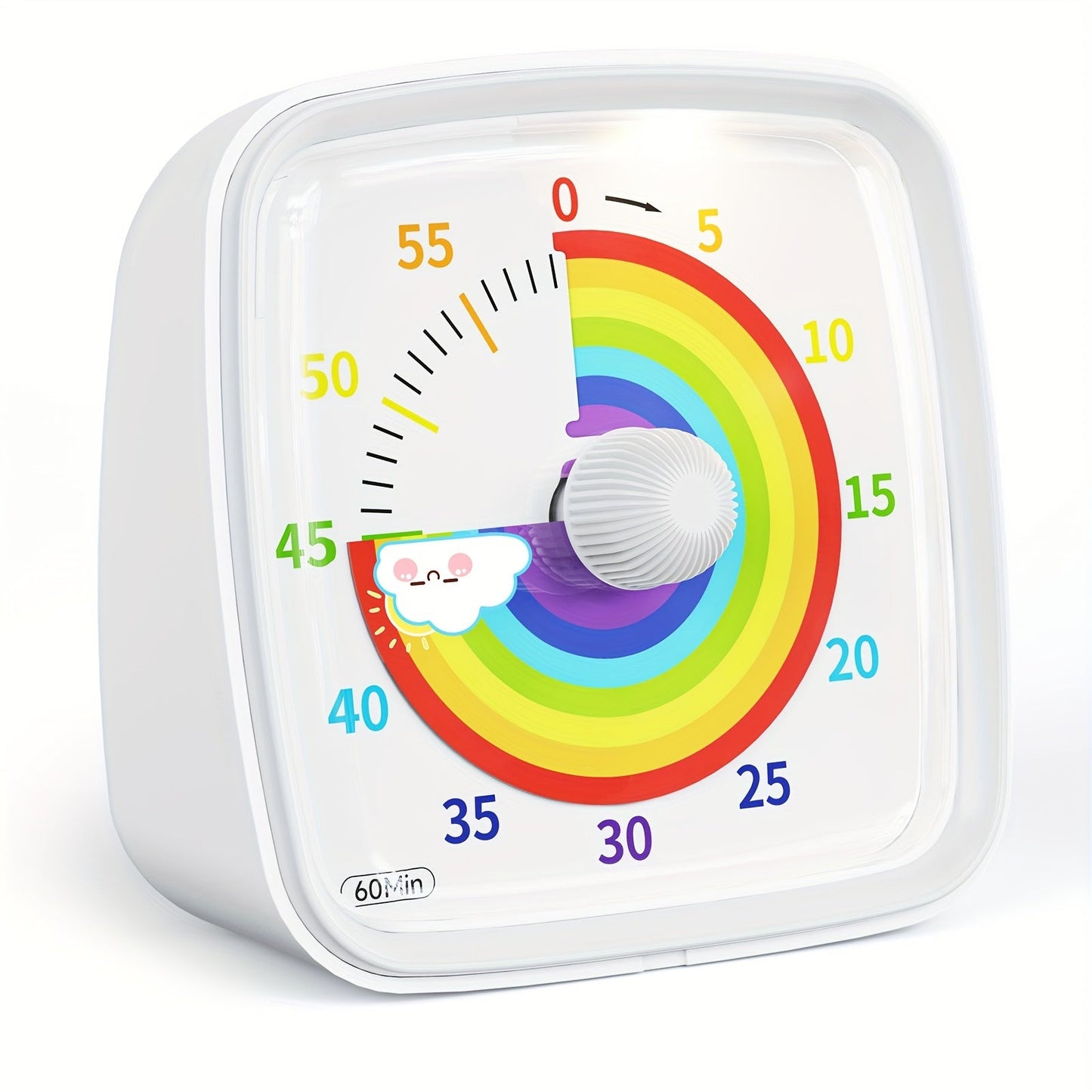 Rainbow Time Management Timer – Visueller 60-Minuten-Countdown-Timer für Studium, Arbeit und Zuhause | Brehn