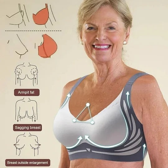 CurvaFit Super Sammlungs-BH | Drahtloser Push-up BH | Keine hängenden Brüste mehr