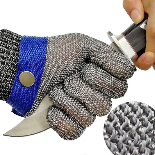 Brehn | Lebensmittelqualität Edelstahl Mesh Metall Handschuh