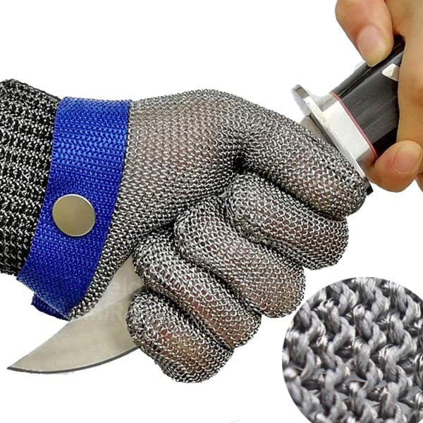 Lebensmittelgeeignetes Edelstahl-Metallgewebe-Handschuh