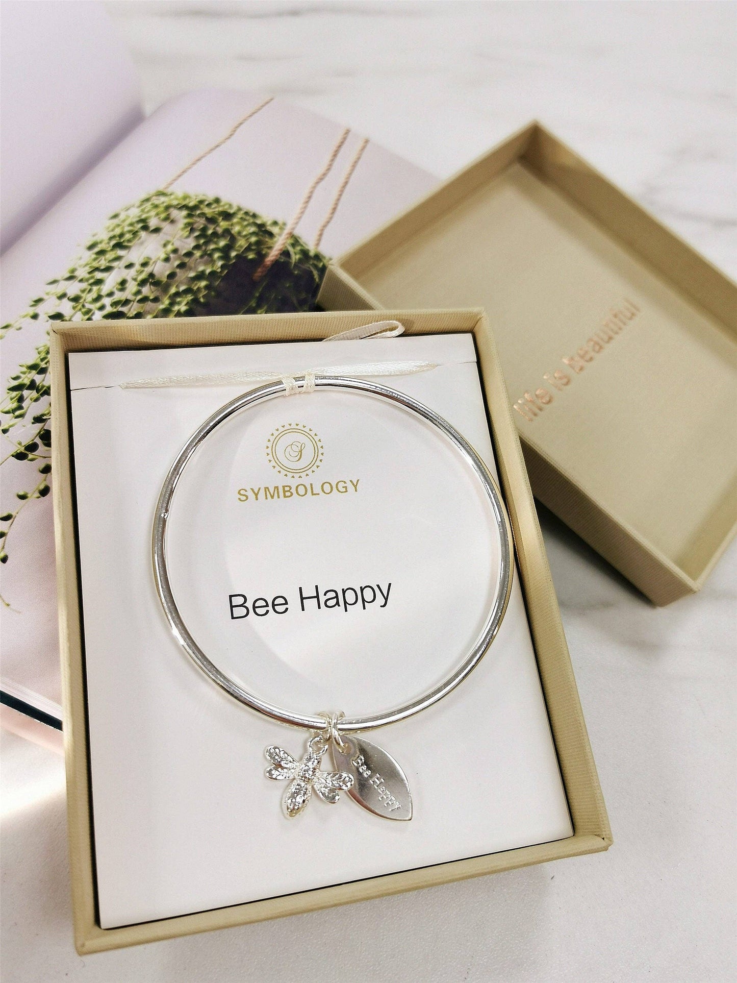 Bee Happy Armband (Geschenkverpackung)