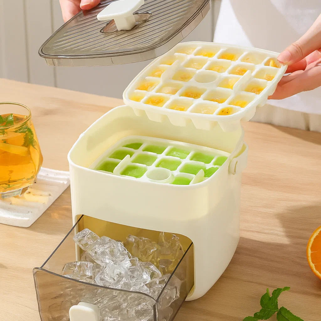 FreezeNinja — Perfekte Eiswürfel auf Knopfdruck für stressfreie Erfrischung und makellose Frische! | Brehn