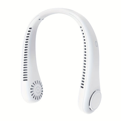 1pc Tragbarer Nackenventilator Elektrischer Drahtloser Ventilator Wiederaufladbarer USB Mini Ventilator Blattloser Persönlicher Ventilator Hängender Nacken Kühler Für Outdoor-Sportarten | Brehn