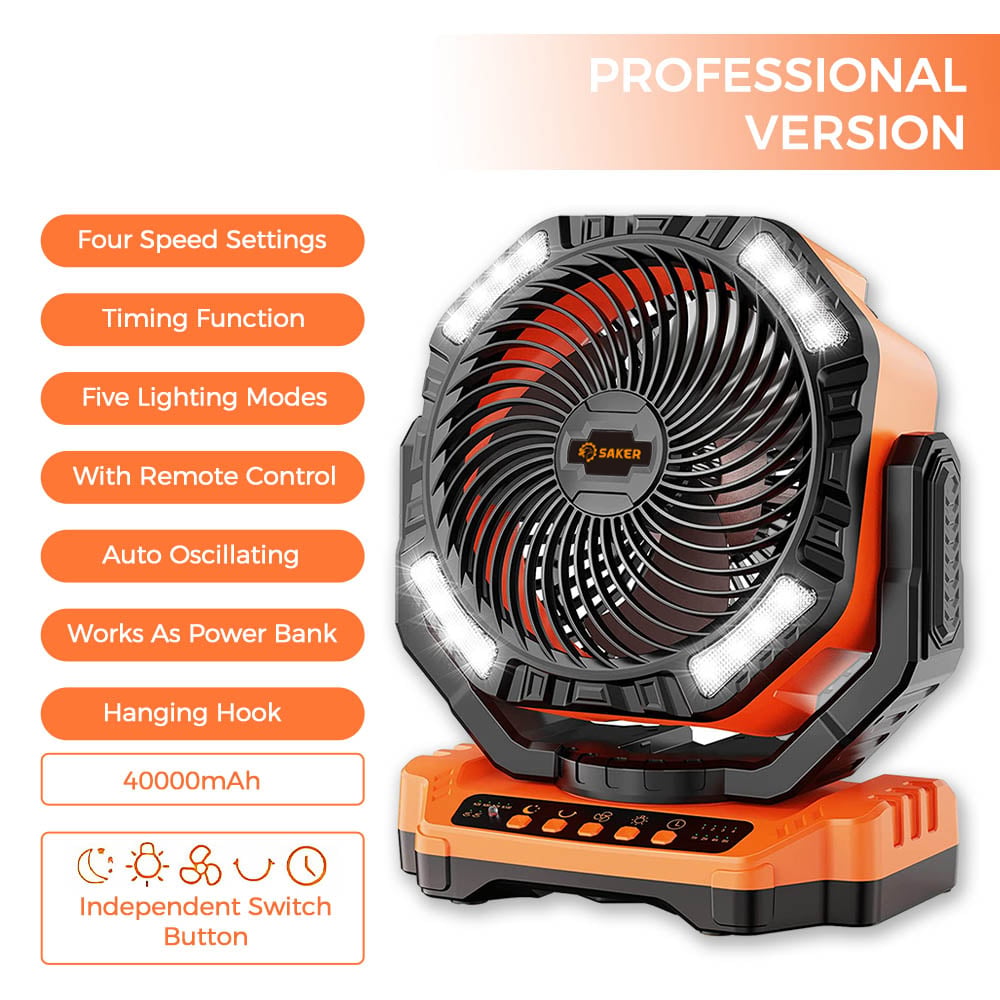 Wiederaufladbarer Campingventilator | Brehn