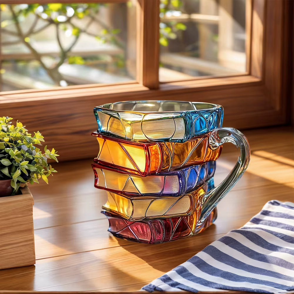 Brehn | Stapel Bücher Form Kaffeetasse