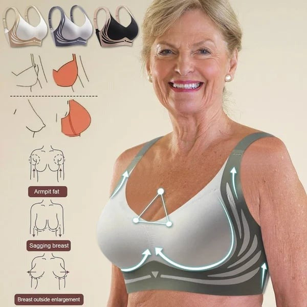 CurvaFit Super Sammlungs-BH | Drahtloser Push-up BH | Keine hängenden Brüste mehr