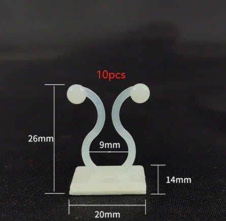 Selbstklebende Pflanzenhalter Mini Wandclips | Brehn