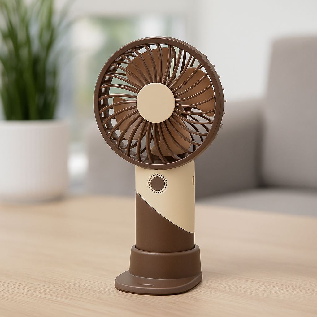 ColorTwist™ Mini Ventilator – 3-Geschwindigkeit Wiederaufladbarer Tragbarer Ventilator | Brehn