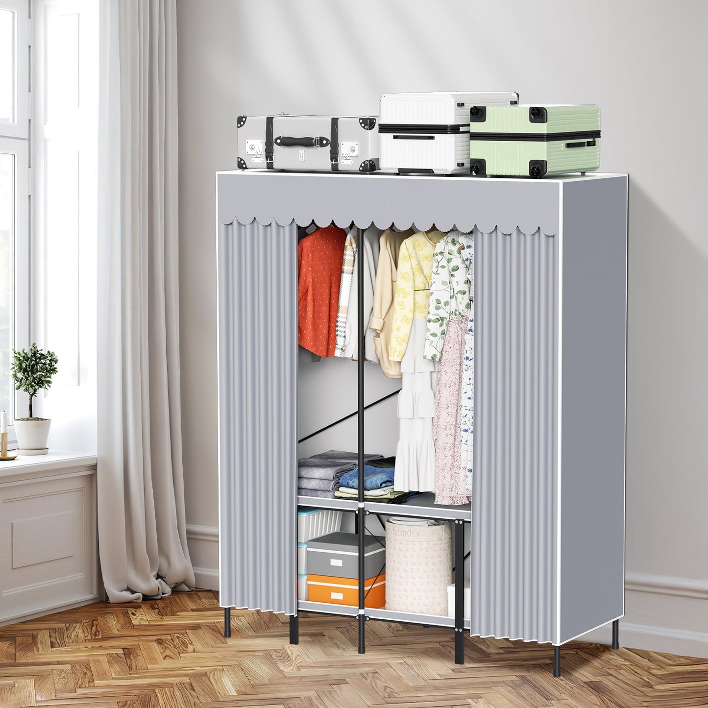 Klappbarer Kleiderschrank Schlafzimmerschrank | Brehn