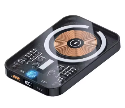 Brehn | Transparente Magnetische Mini Wireless Power Bank