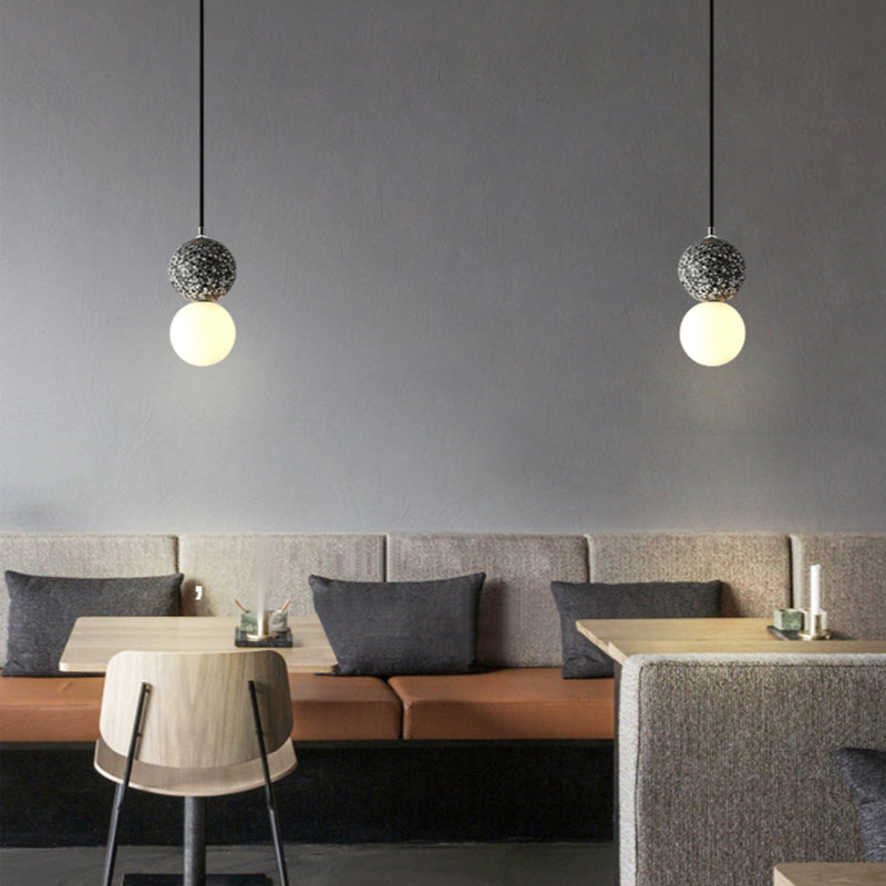 Brehn | Aurora Glow - Luxe LED Pendelleuchte in Schwarz/Weiß